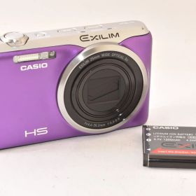 ★美品★ CASIO カシオ EXILIM EX-ZR20 パープル コンパクトデジタルカメラ 2607056