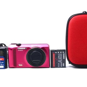 【美品・返品保証】カシオ CASIO EXILIM EX-ZR200RD