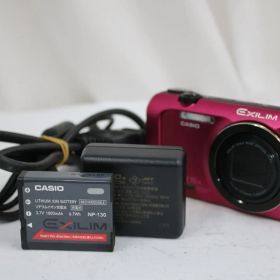 【返品保証】 カシオ Casio EXILIM EX-ZR200 12.5x レッド バッテリー付き コンパクトデジタルカメラ e14583