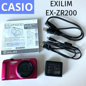 美品 CASIO EXILIM EX-ZR200 デジカメ 説明書付き