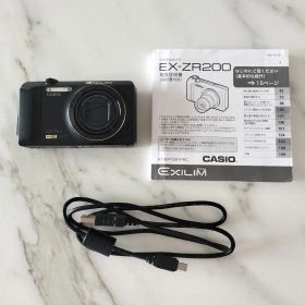 カシオ CASIO EXILIM EX-ZR200 ブラック