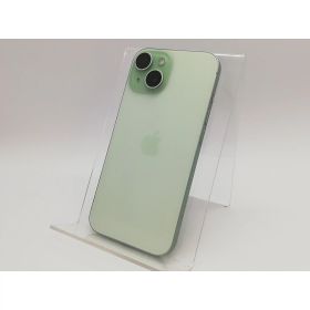 【中古】Apple SoftBank 【SIMフリー】 iPhone 15 128GB グリーン MTMM3J/A【大宮東口】保証期間1ヶ月【ランクC】