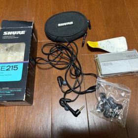 SHURE SE215ブラック 高遮音性イヤホン