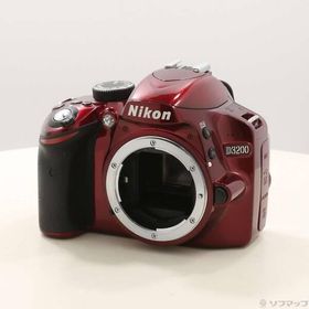 〔中古〕Nikon(ニコン) NIKON D3200 ボディ レッド (2416万画素／SDXC)〔344-ud〕