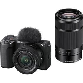 【エントリーで最大2万ポイント当たる｜9/25まで】 SONY｜ソニー VLOGCAM ZV-E10 II ダブルズームレンズキット ミラーレス一眼カメラ ブラック ZV-E10M2X [ズームレンズ+ズームレンズ]
