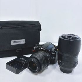 ジャンク ニコン Nikon D3100 ダブルレンズセット カバー、バッグ付き