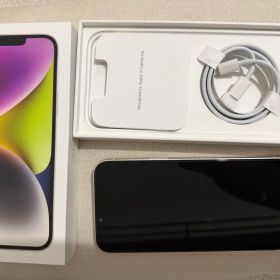 iPhone 14 Plus スターライト128G 未使用に近い 本体、ケース