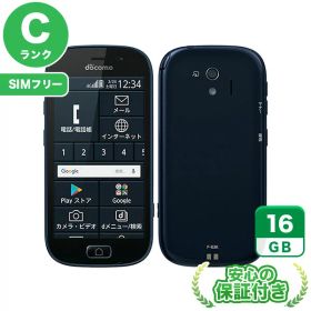 SIMフリー らくらくスマートフォン me F-03K ブラック16GB 本体[Cランク] Androidスマホ 中古 送料無料 当社3ヶ月保証