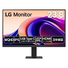 LG Electronics Japan 23.8インチ 液晶ディスプレイ(2560x1440/IPS) 24U631A-B（直送品）