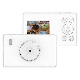 慶洋エンジニアリング デジタルカメラ ANーDC004WH スリム型 ホワイト 1台