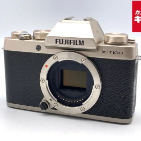 【中古】 【良品】 フジフイルム X-T100 ボディ シャンパンゴールド