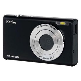 ケンコー・トキナー デジカメ カメラ コンパクトデジタルカメラ 800万画素 広角 デジタル4倍ズーム リチウムバッテリー式 KC-AF05 ブラック