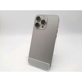 【中古】Apple 国内版 【SIMフリー】 iPhone 15 Pro Max 256GB ナチュラルチタニウム MU6R3J/A【ECセンター】保証期間１ヶ月【ランクB】