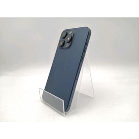 【中古】Apple au 【SIMフリー】 iPhone 15 Pro Max 256GB ブルーチタニウム MU6T3J/A【ECセンター】保証期間１ヶ月【ランクB】