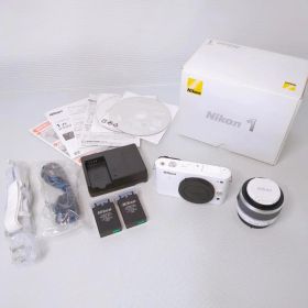 Nikon 1 J1 ミラーレス一眼 ホワイト レンズキット