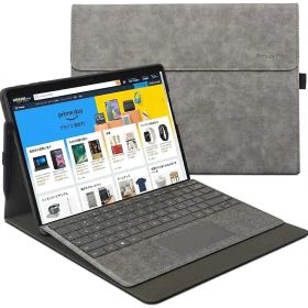【新品】 Surface Go 4/Go 3 / Go 2 / Go カバー サーフェス おしゃれ 保護ケース かわいい 耐衝撃 アクセサリー タッチペンホルダー サーフェス Go4/ Go3 / Go2 / Go 10.5 ケース 手帳型レザー/ポーチバ 1