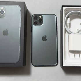 iPhone11Pro 64GB 本体 箱 USB ミッドナイトグリーン 美品