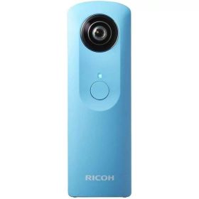 【中古】 リコー RICOH THETA m15 ブルー 全天球 360度カメラ 当店保証30日間 人気 ミラーレス 一眼レフ 交換レンズ カメラ