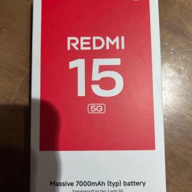 超美品 Xiaomi Redmi 15 5G 本体 128G eSIM