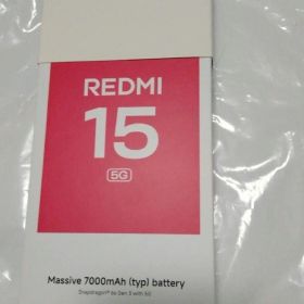 未使用Redmi REDMI 15 5G128GBシムフリースマートフォン 本体