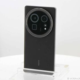 ソフマップ 〔展示品〕 AQUOS R9 pro 512GB ブラック SH-M30 SIMフリー【377】