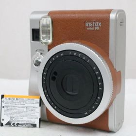 【返品保証】 フジフィルム Fujifilm instax mini 90 ブラウン 60mm チェキ e18598