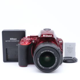 【送料無料】【並品】D5500 18-55 VRII レンズキット レッド【ショット数 6242回】