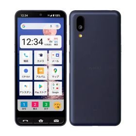 SHG09 BASIO active ネイビー SIMフリー 本体 au スマホ シャープ shg09nv7mtm