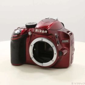 ソフマップ 〔中古品〕 NIKON D3200 ボディ レッド (2416万画素／SDXC)【344】
