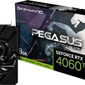 【中古】 GAINWARD RTX 4060 Ti PEGASUS 8GB グラフィックスボード NE6406T019P1-1060E-G VD8504