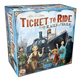 ボードゲーム 英語 アメリカ 海外ゲーム 72002ASM Asmodee Ticket to Ride Rails & Sails Board Game - Train Route-Building Strategy Game, Family Fun for Kids & Adults, Ages 10+, 2-5 Players, 90-120 Minute Plaボードゲーム 英語 アメリカ 海外ゲーム 72002ASM