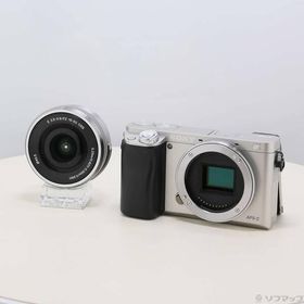 〔中古〕SONY(ソニー) α6000 パワーズームレンズキット シルバー ILCE-6000L〔198-ud〕