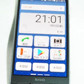 KYOCERA BASIO3 ブルー KYV43 au KDDI