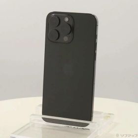 【中古】Apple(アップル) iPhone15 Pro Max 256GB ブラックチタニウム MU6P3J／A SIMフリー 【305-ud】