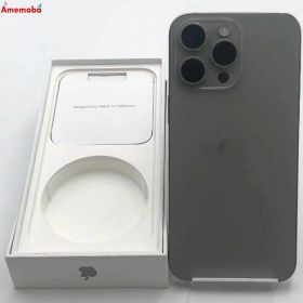 【中古】iPhone15 Pro Max 512GB ナチュラルチタニウム MU6W3J/A Apple版S
