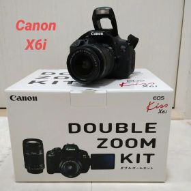 【バッグ付】Canon EOS Kiss X6i ダブルズームキット 初心者