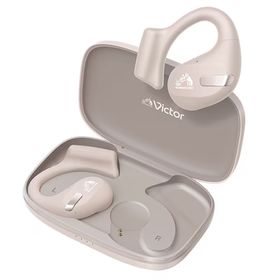 ビクター フックタイプ完全ワイヤレスイヤホン nearphones HA-NP50T-C ベージュ Victor JVC オープンイヤーイヤホン 耳掛けスタイル IPX4