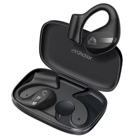 ビクター フックタイプ完全ワイヤレスイヤホン nearphones HA-NP50T-B ブラック Victor JVC オープンイヤーイヤホン 耳掛けスタイル IPX4