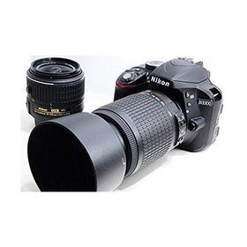 【中古】 ニコン Nikon D3300 ダブルズームキット ブラック D3300WZBK 当店保証30日間 人気 ミラーレス 一眼レフ 交換レンズ カメラ