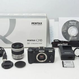 美品 PENTAX ペンタックス Q10 ズームレンズキット [標準ズーム 02 STANDARD ZOOM] ミラーレス一眼カメラ ブラック 260818af
