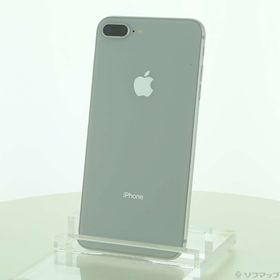 (中古)Apple iPhone8 Plus 256GB シルバー MQ9P2J/A au(276-ud)