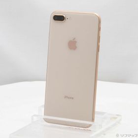 (中古)Apple iPhone8 Plus 256GB ゴールド NQ9Q2J/A SIMフリー(295-ud)