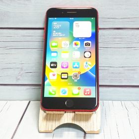【送料無料】au iPhone8 Plus 256GB レッド 本体 白ロム SIMロック解除済み SIMフリー B472550