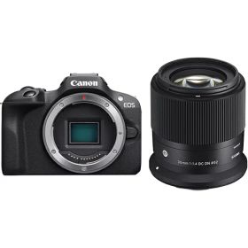 CANON(キヤノン) 【セット 背景ぼけを楽しむ 単焦点レンズ1本】EOS R100 ボディ＋シグマ30mm F1.4単焦点レンズセット