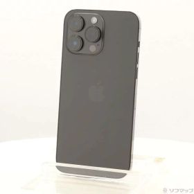 【中古】Apple(アップル) iPhone14 Pro Max 128GB スペースブラック MQ963J／A SIMフリー 【276-ud】