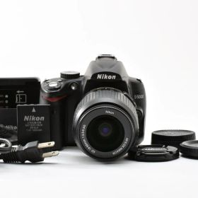 ★美品★ Nikon D5000 シャッター回数6,799枚 + AF-S DX NIKKOR 18-55mm F3.5-5.6G バッテリー/充電器つき #790431_18_14L