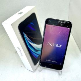 iPhone SE2 64GB SIMフリー 画面割れ 動作品 元箱付