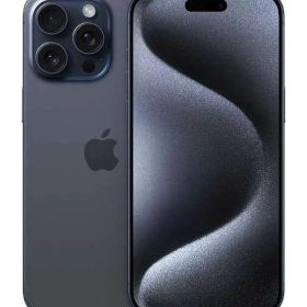 【中古】【安心保証】 iPhone15 Pro[1TB] au ブルーチタニウム