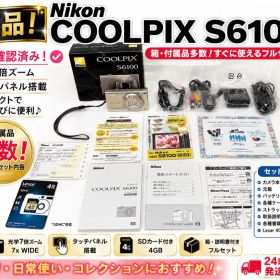 美品✨Nikon COOLPIX S6100 デジカメ ゴールド 箱・付属品多数