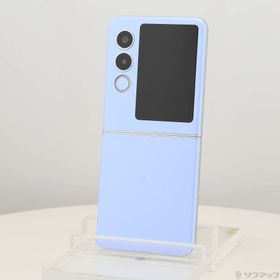 (中古)ワイモバイル nubia Flip 2 128GB ブルー A404ZT Y!mobile SIMフリー(262-ud)